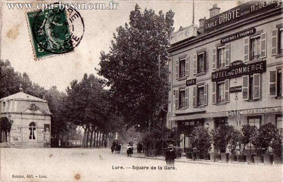 Lure. - Square de la Gare.